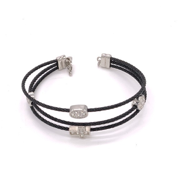 3 layer Wired layered cross boho bracelet - Picture 1 of 4